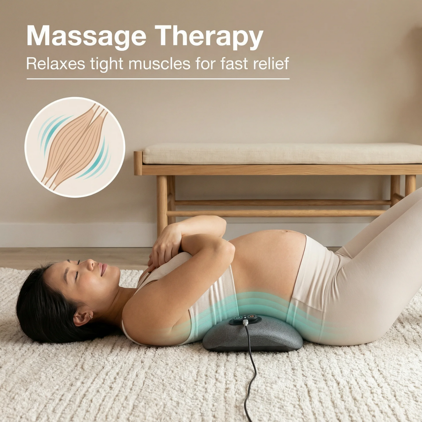 GentleSpine™ Pregnancy Back Massager
